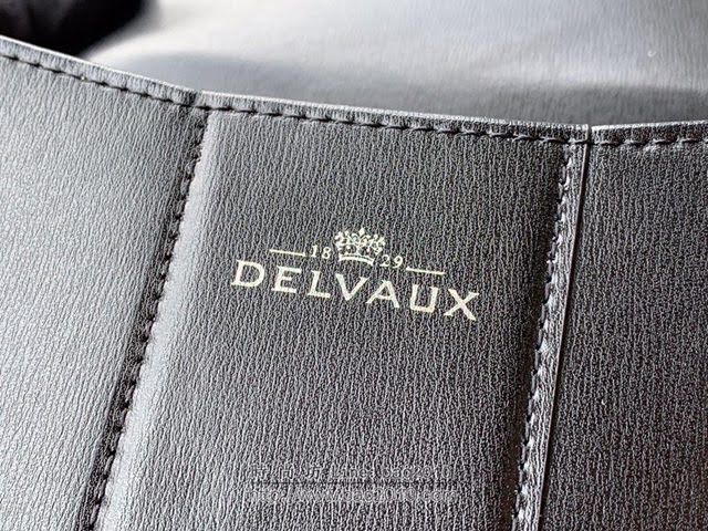 DELVAUX女包 Brillant手袋 德爾沃女手提包 Dv0020原版黑銀 比利時Delvaux單肩包  fcs1283